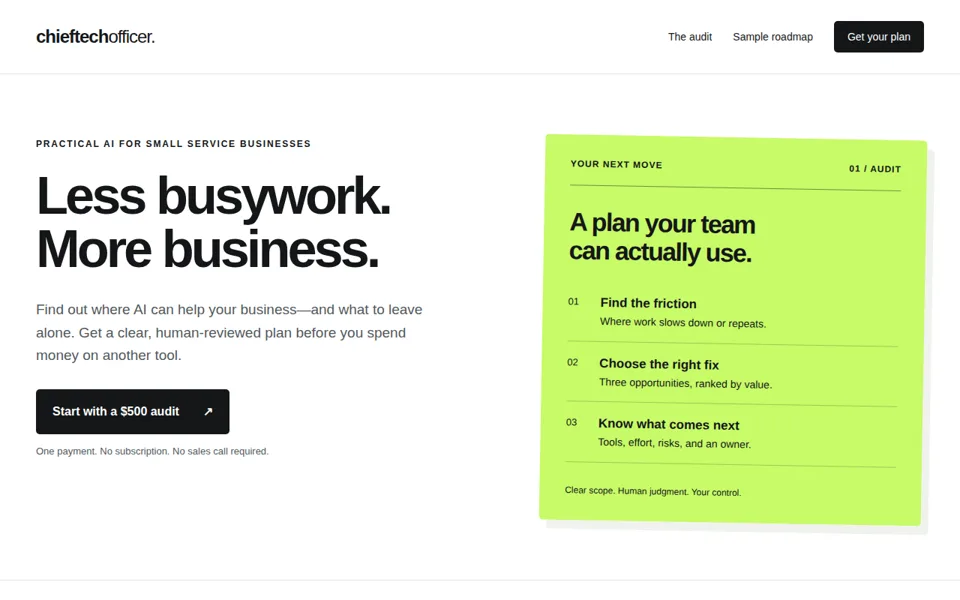 Chief Tech Officer website